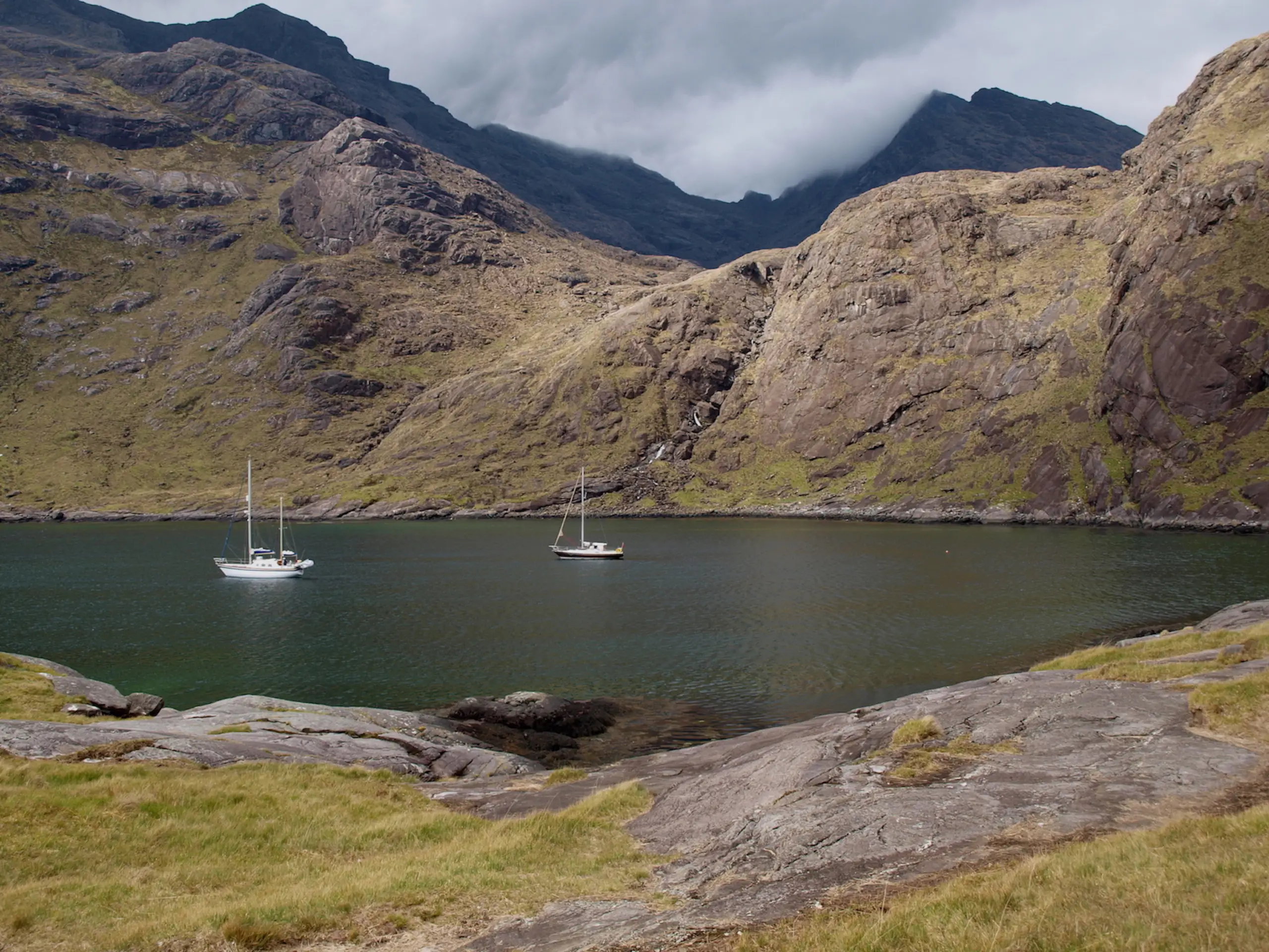 A snug anchorage until the wind blows