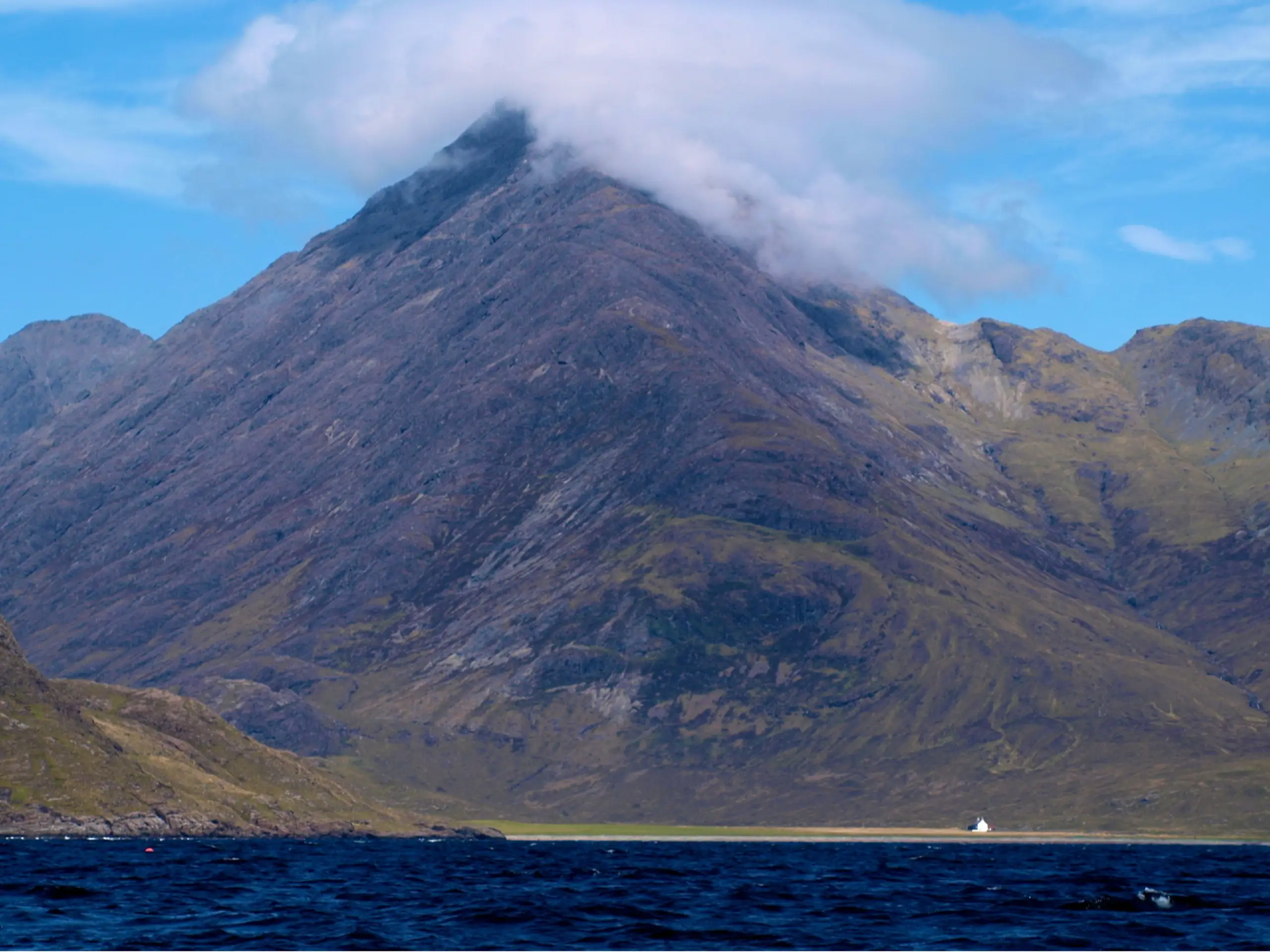 Magnificent mountains on the way in