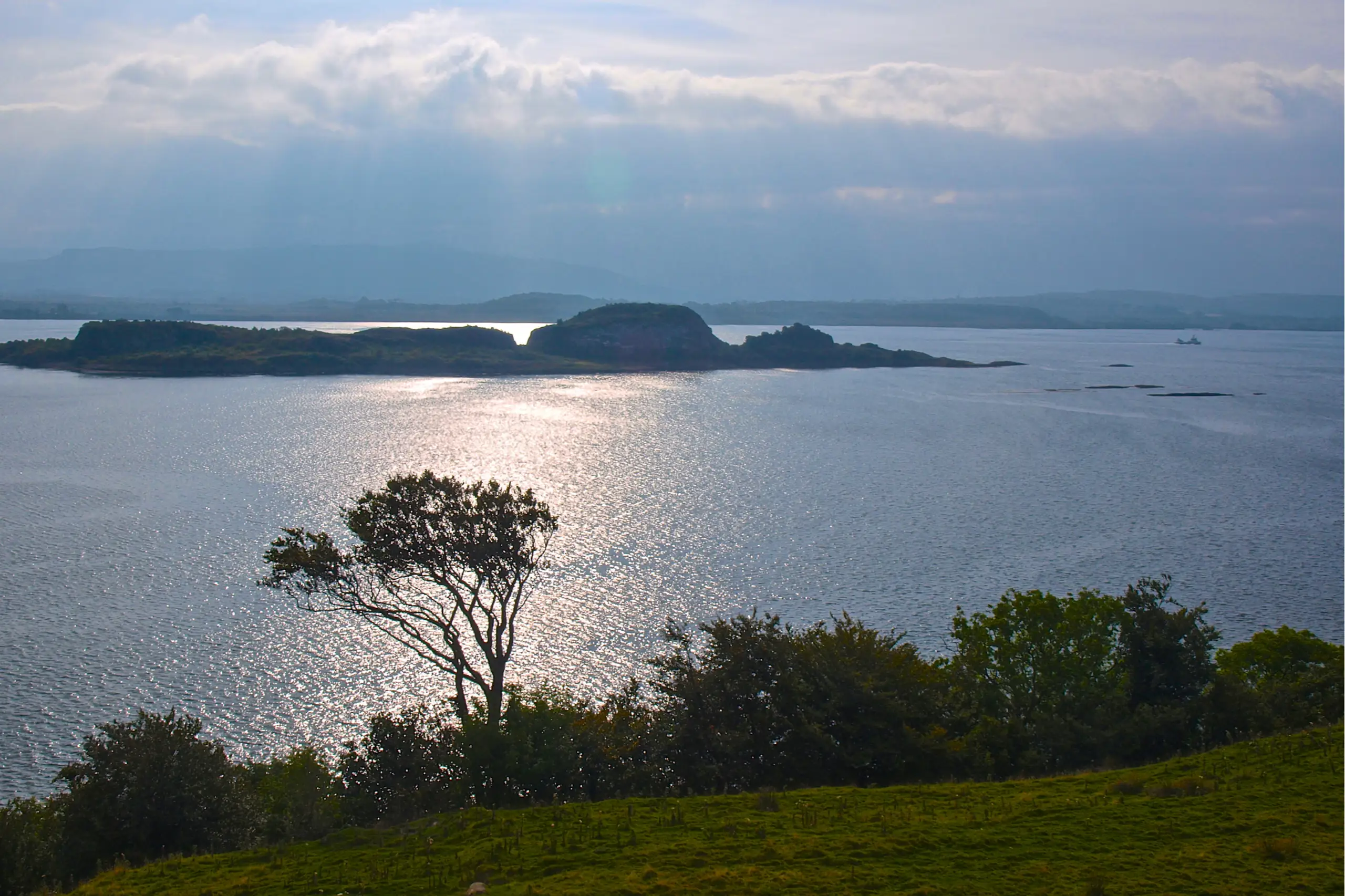 Looking east from the broch