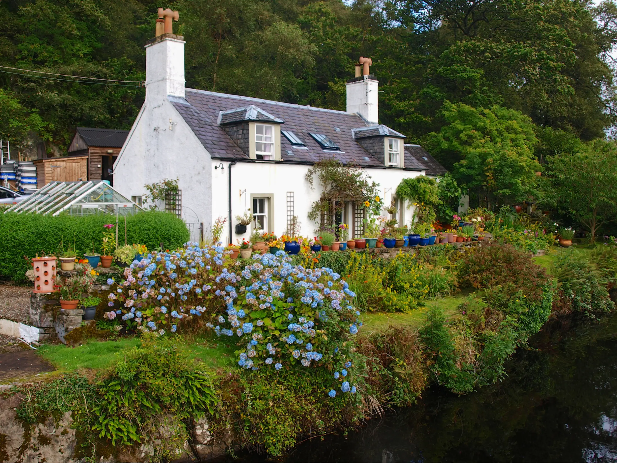 Canal side cottage