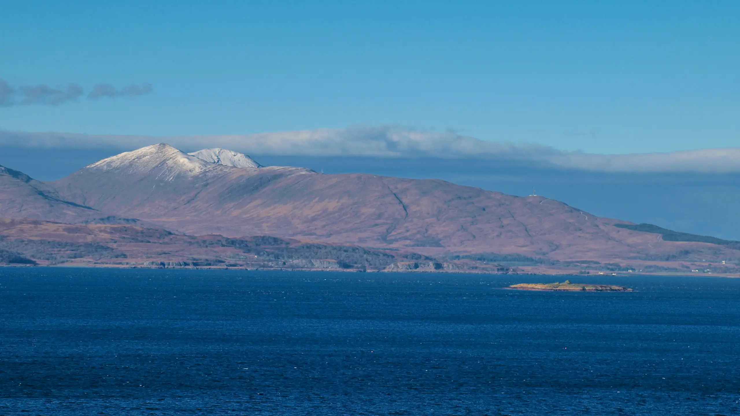 Looking across to the hills on Mull