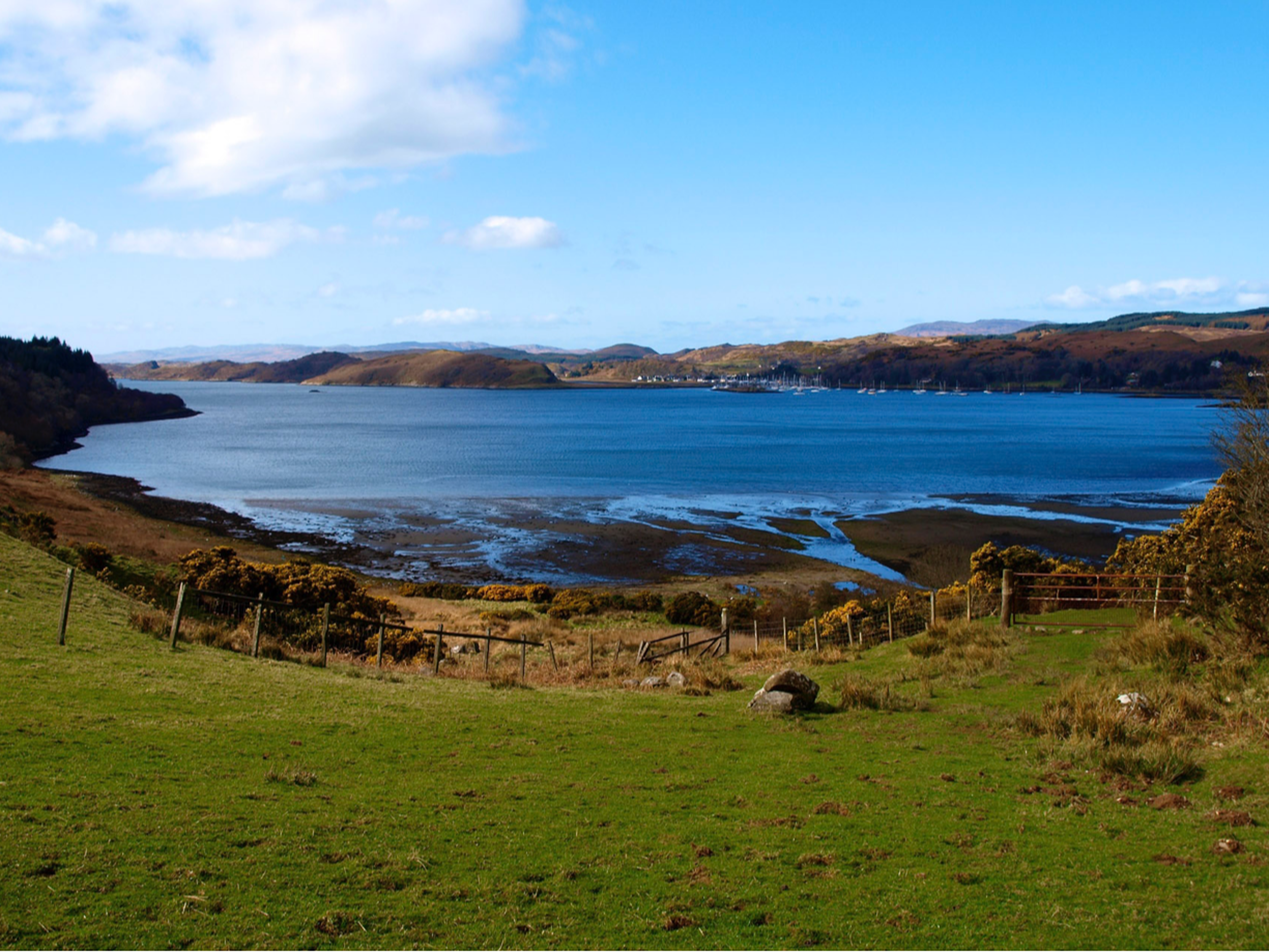 Looking down on the head of the loch