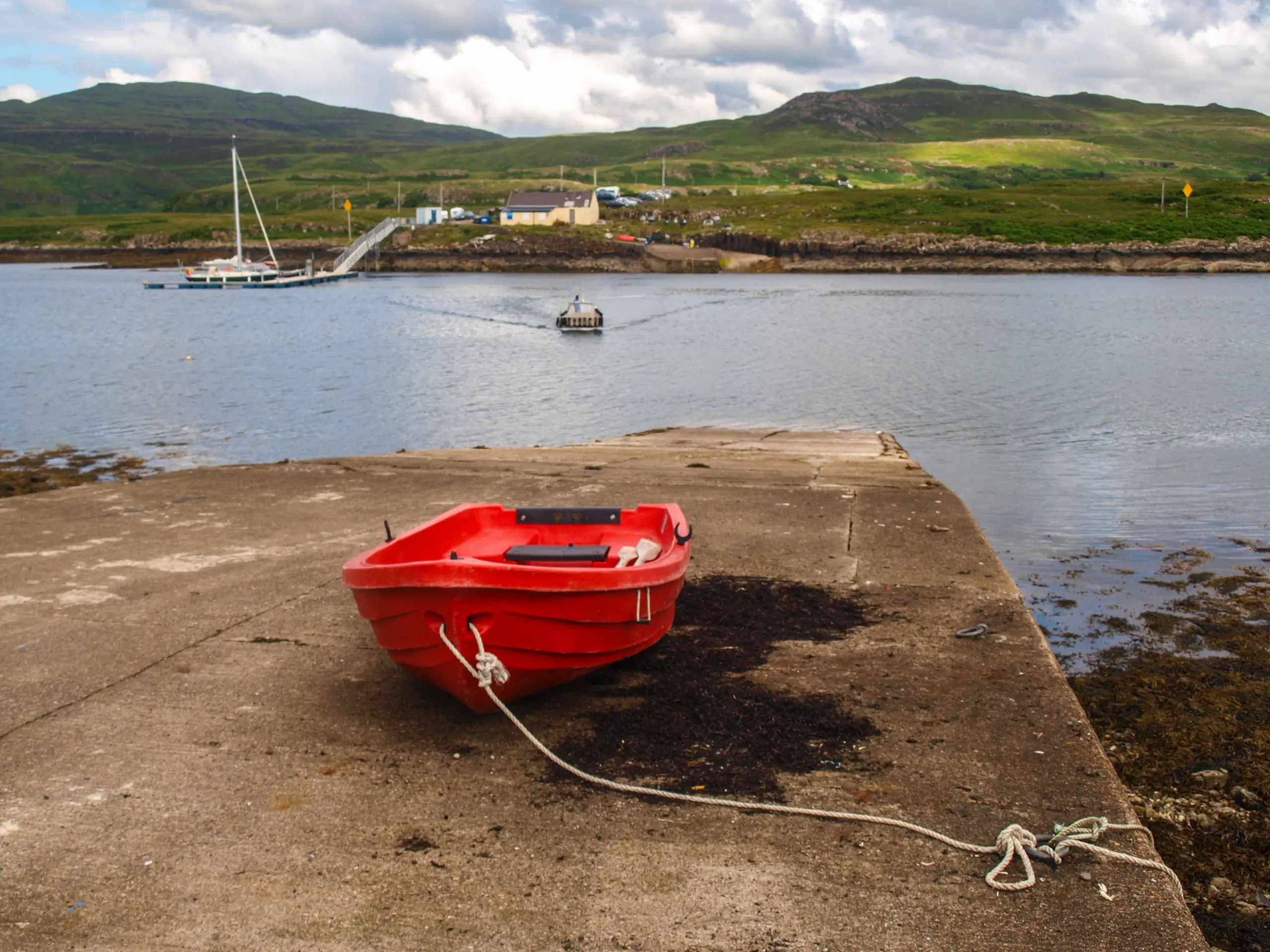 Looking across from Ulva to Mull