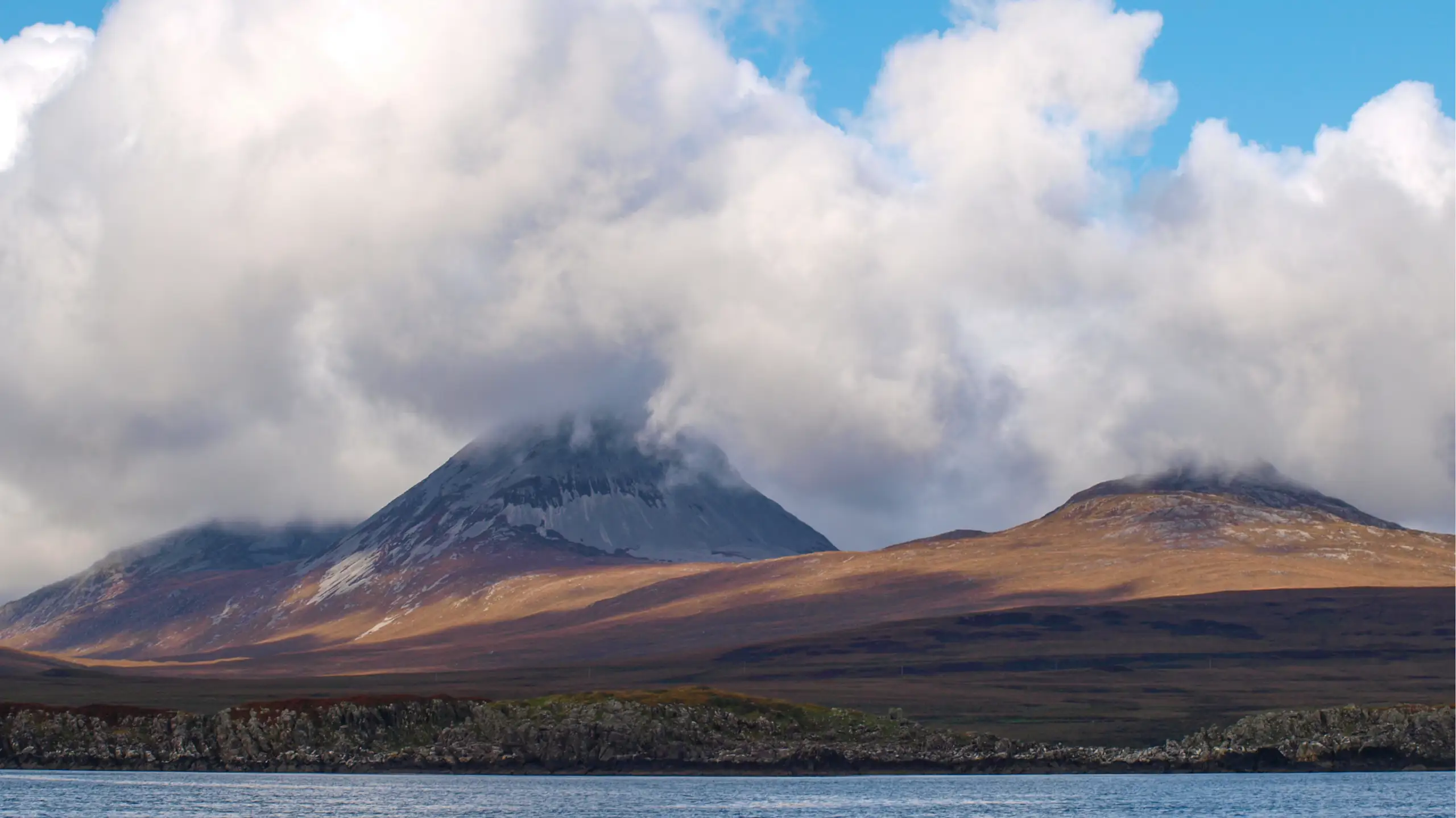 The Paps from the Sound of Jura