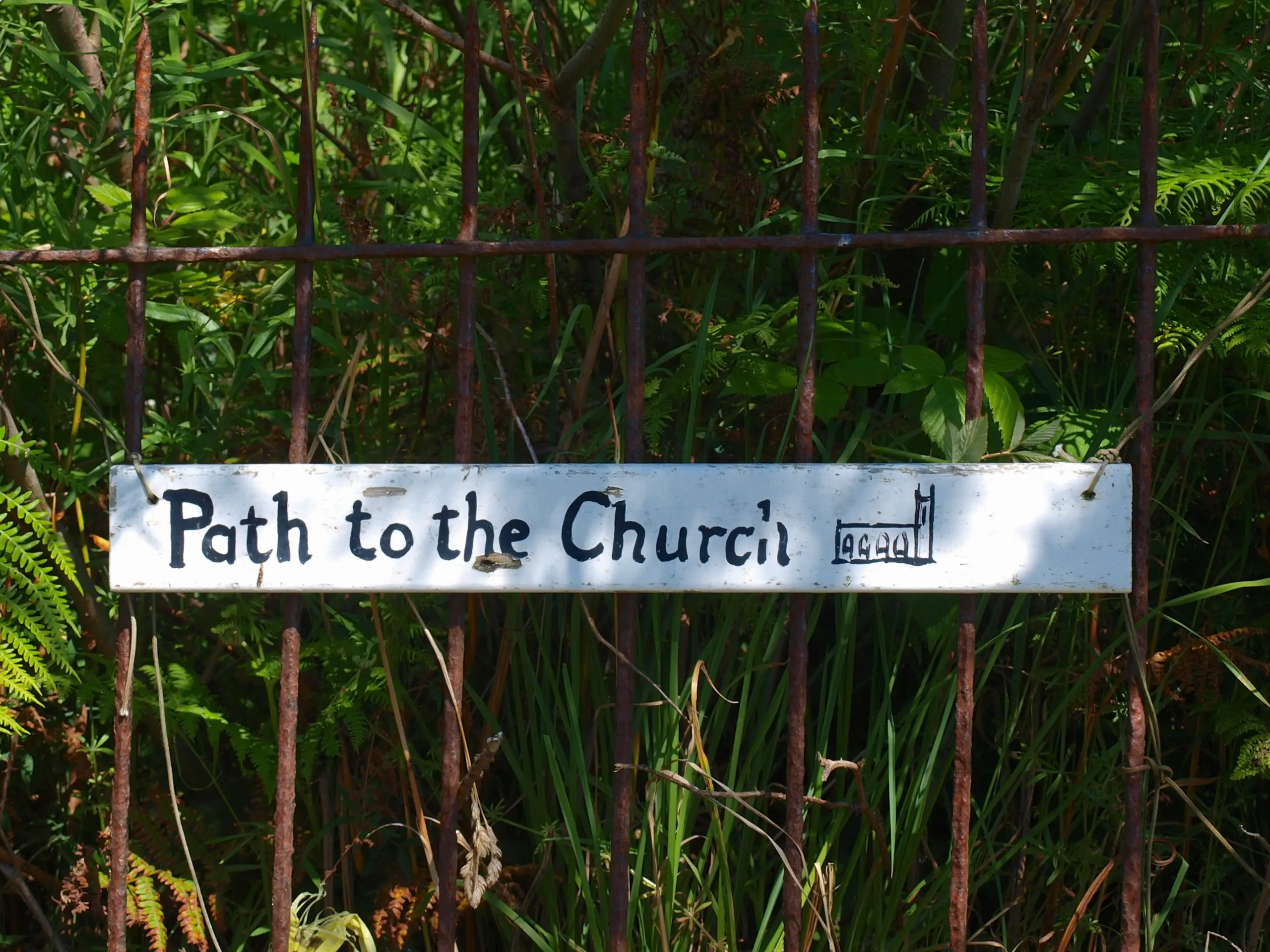 To the church ...