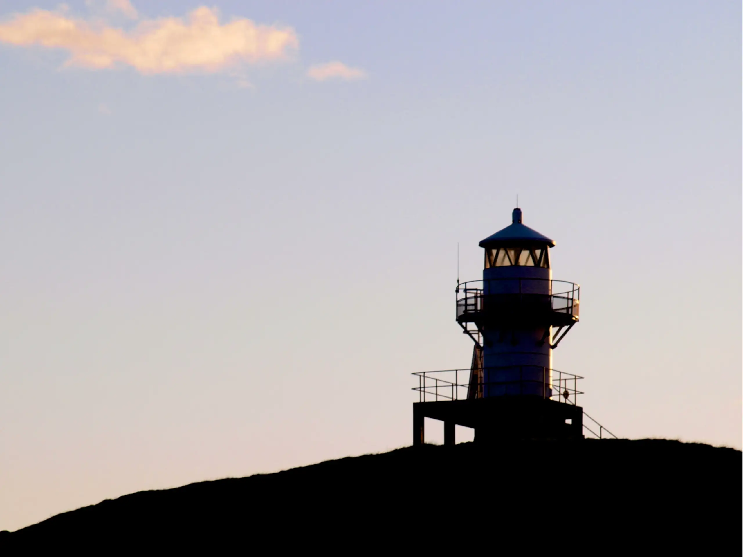 The Sanday lighthouse