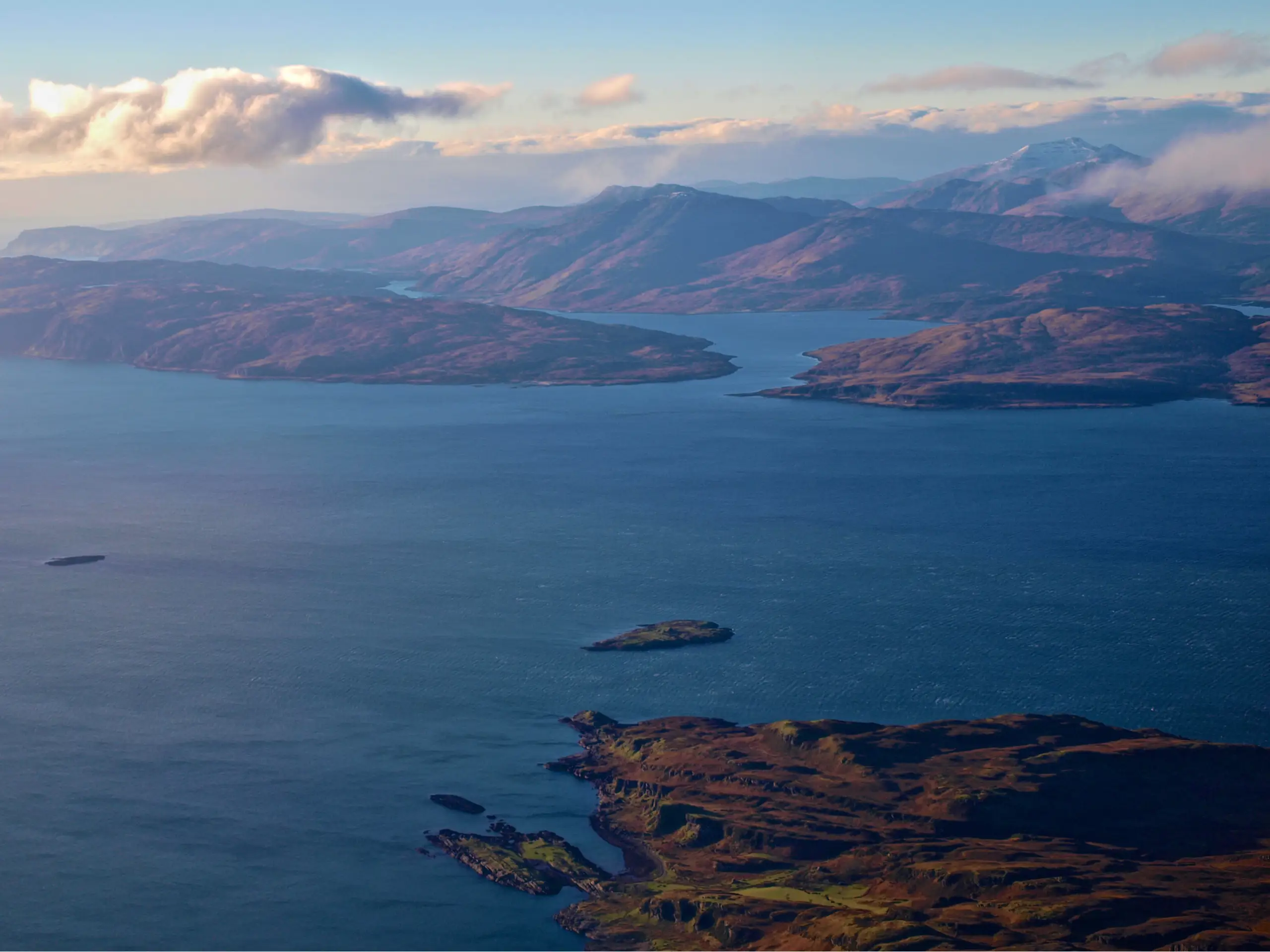 You can just make out Port nan Crullach in the centre a third of the way from the top
