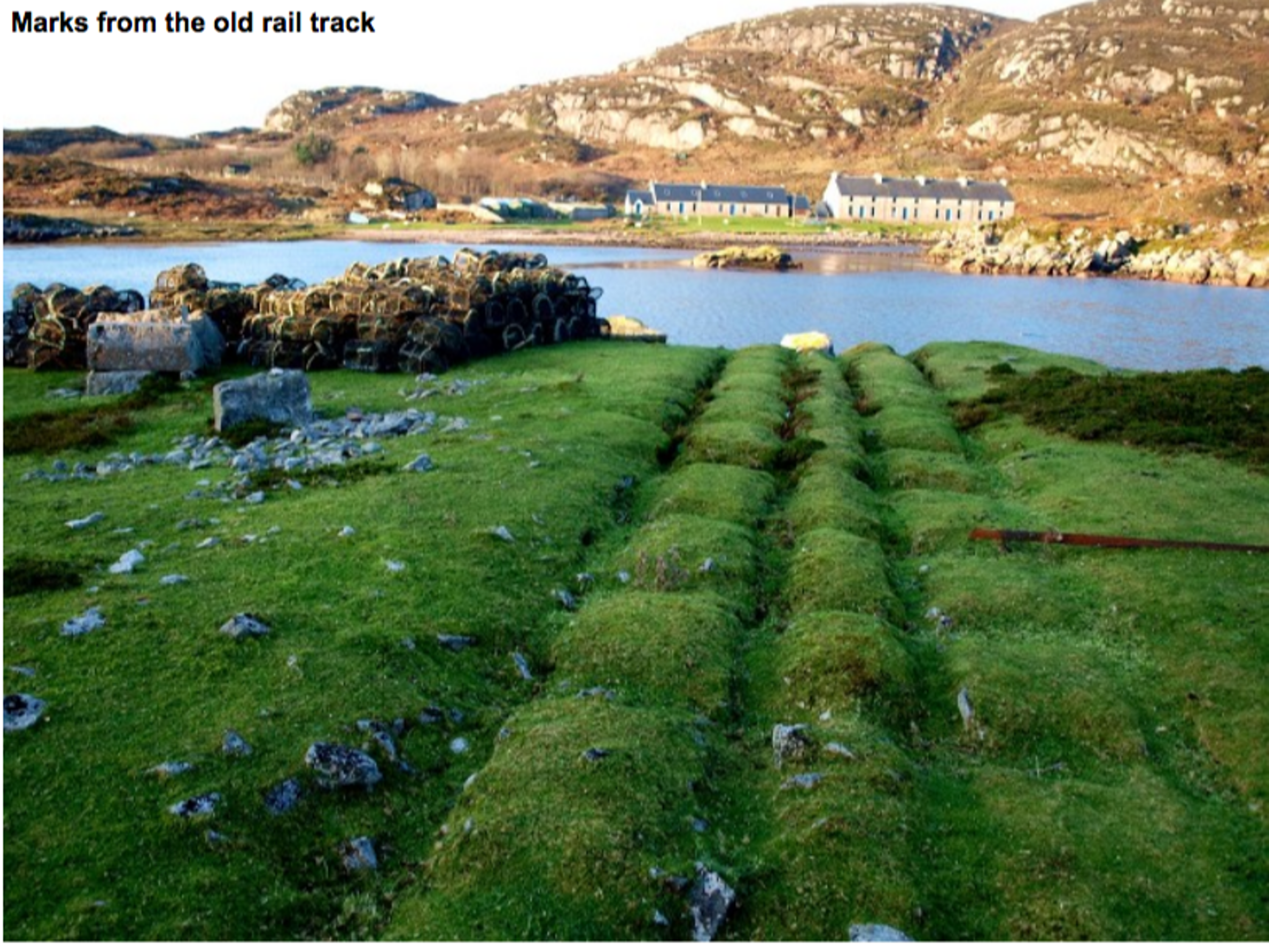 The tracks of some ancient machinery