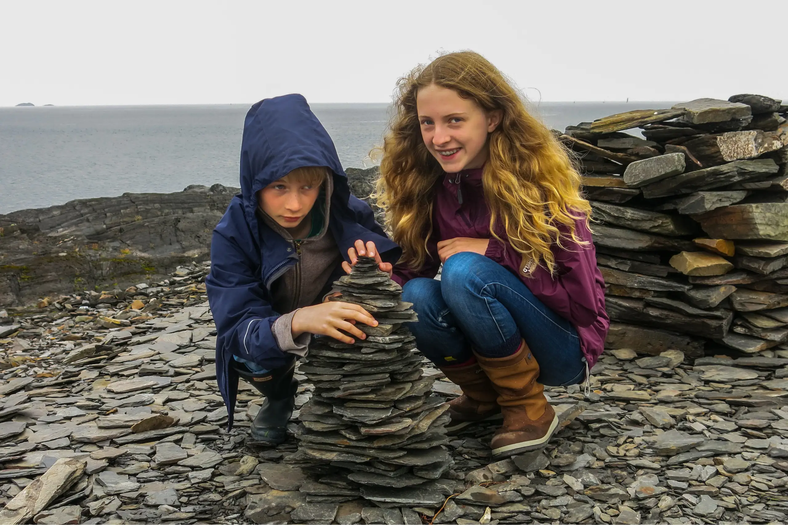 So many slates to make interesting structures