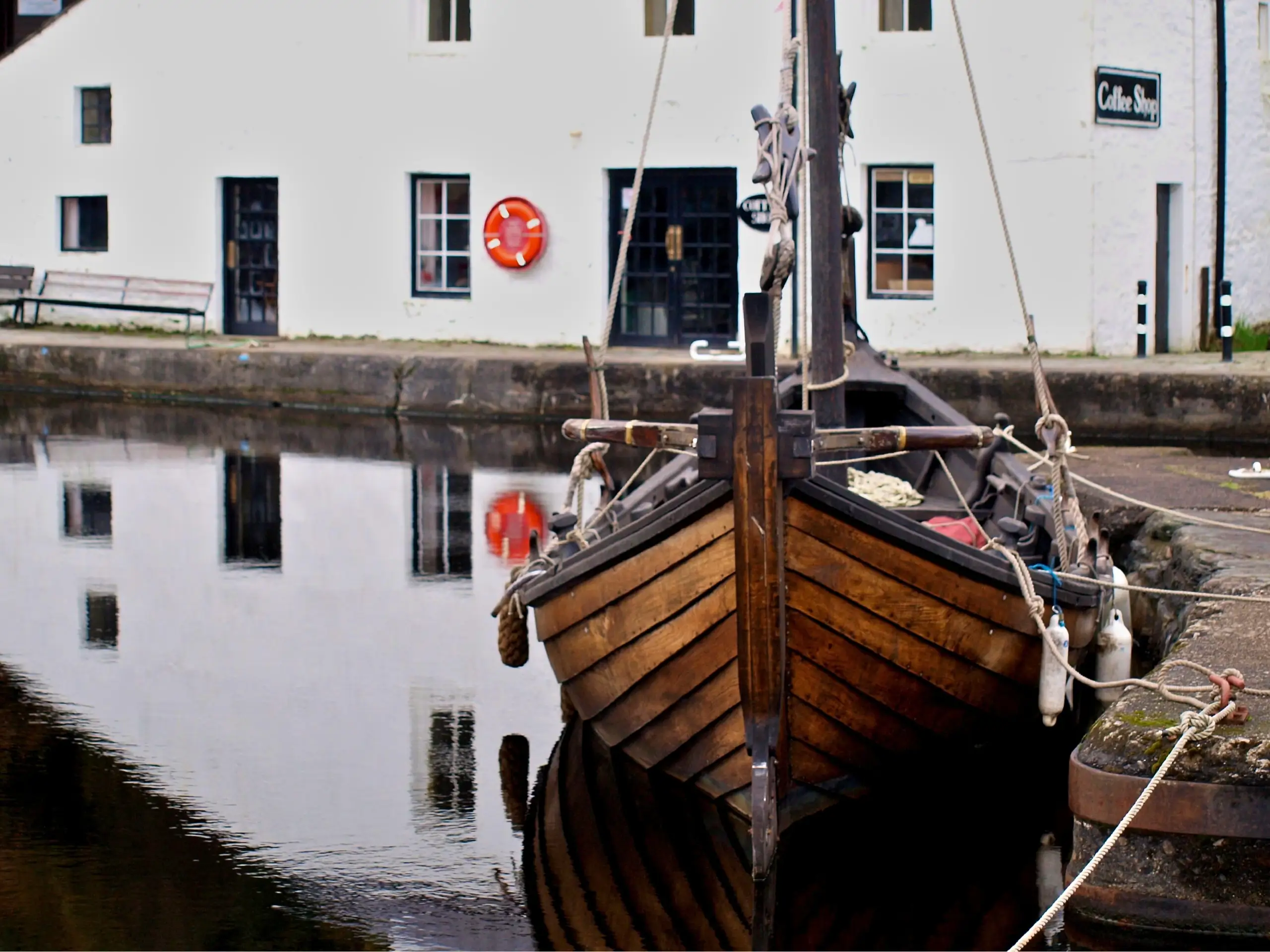 Some sort of reproduction open boat