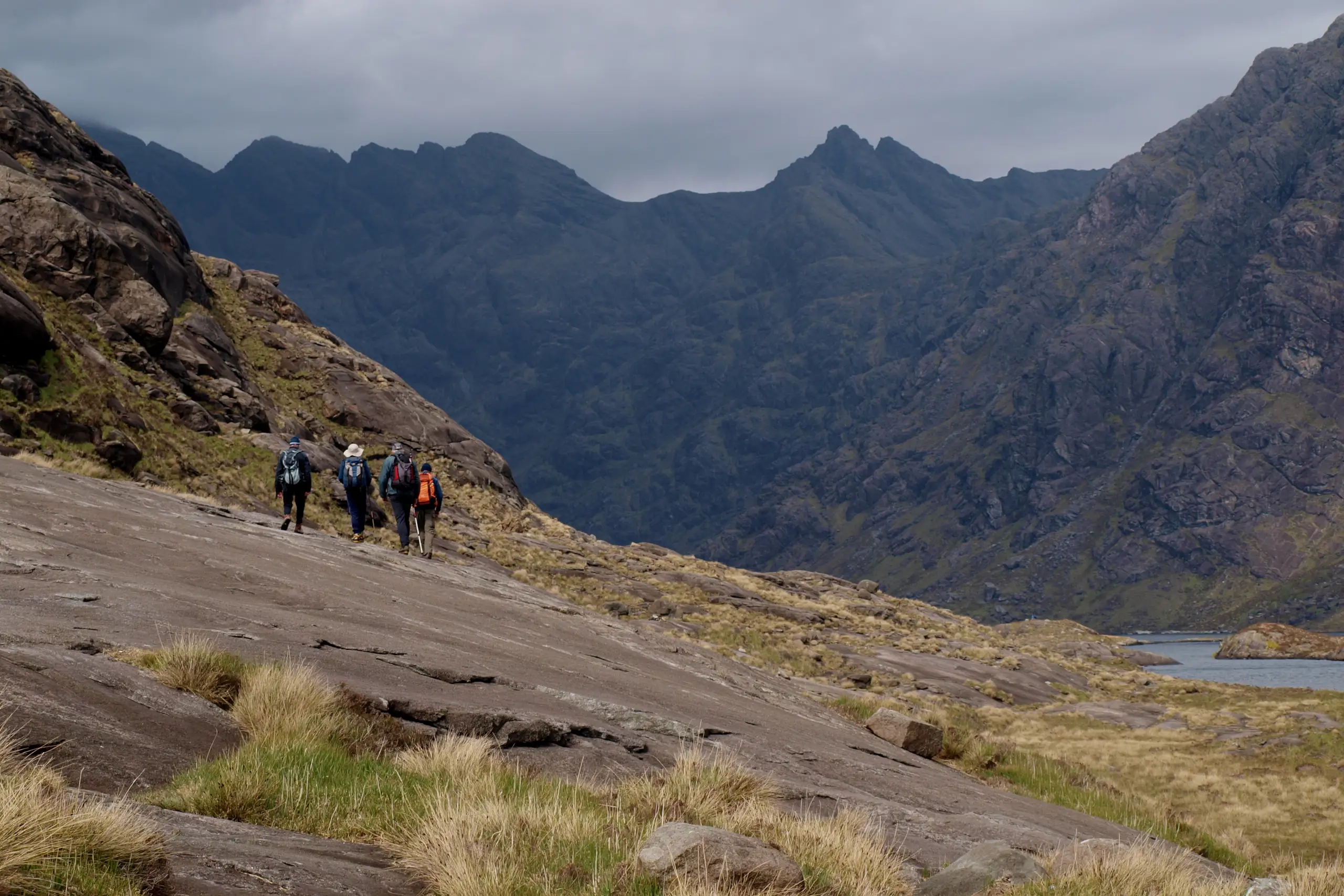 The Cuillin ridge behind Loch Coruisk
