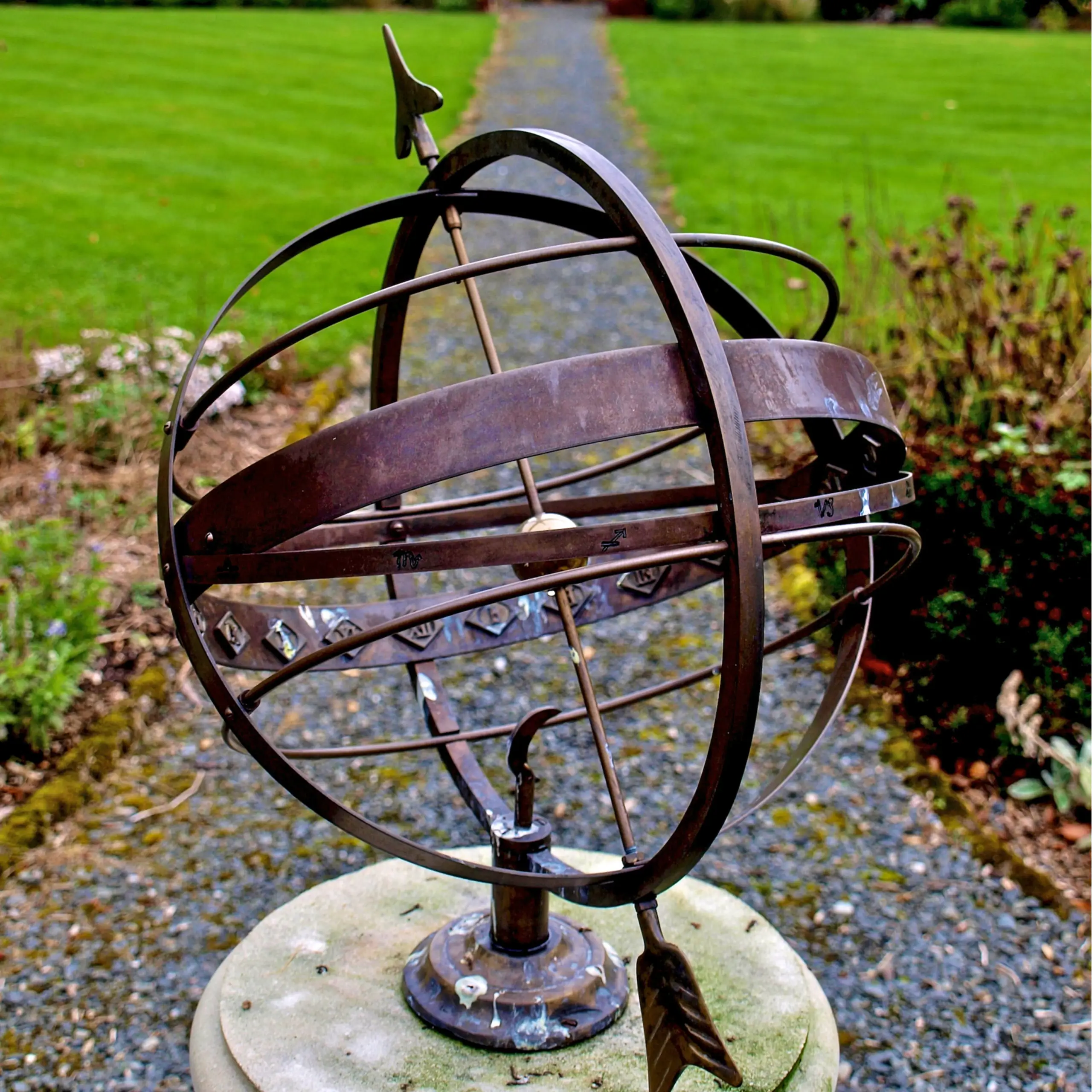 The sundial in Achamore Gardens
