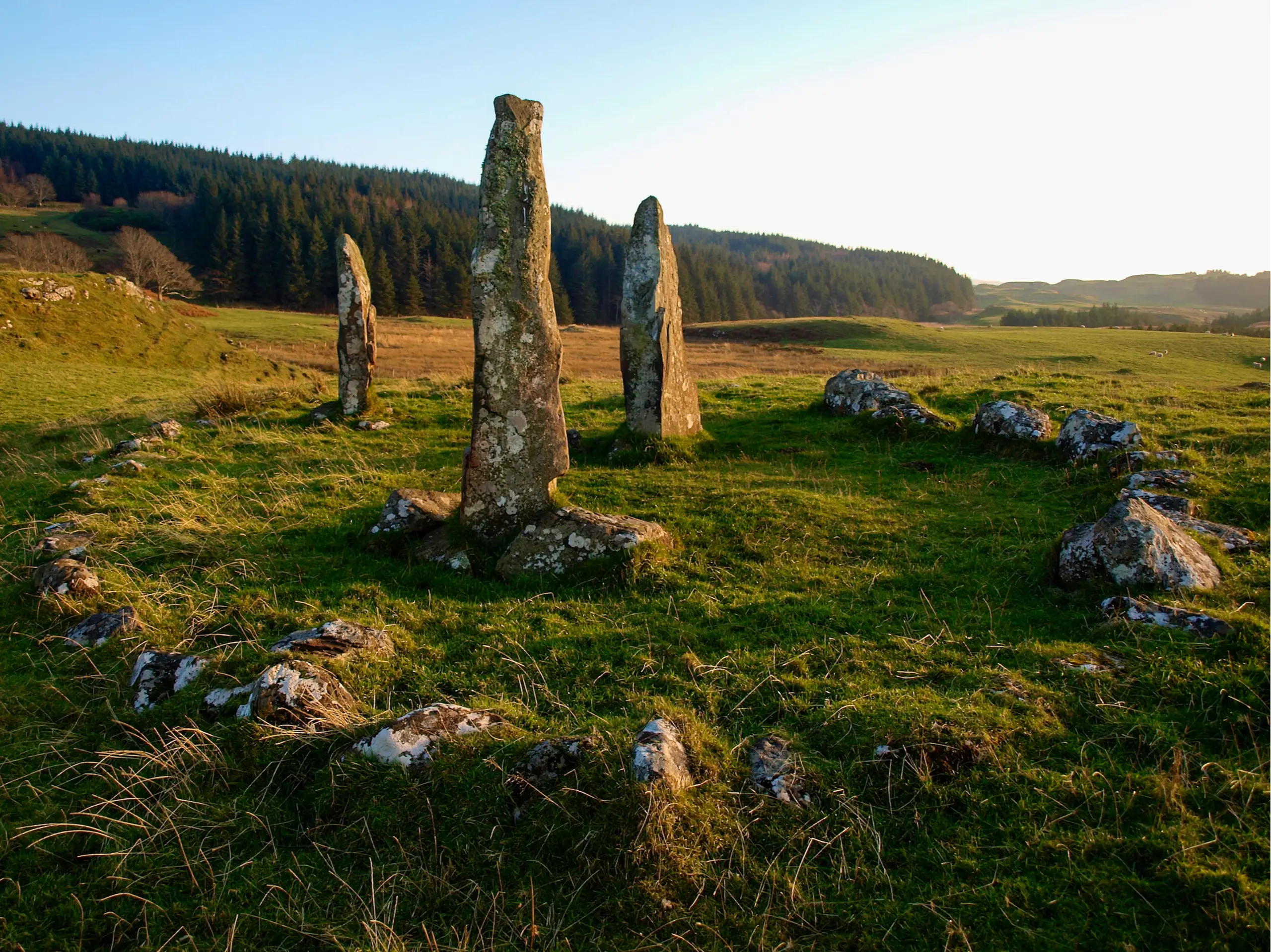 The Glengorm standing stones