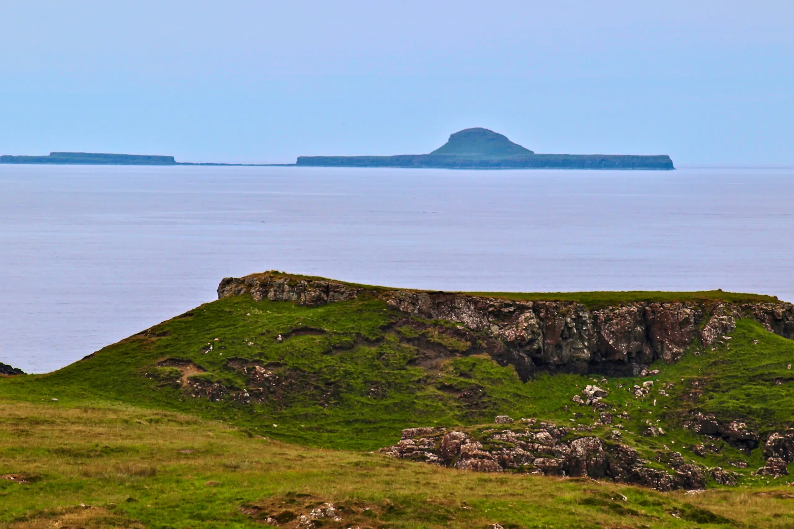 Typically volcanic scenery off the west of Mull, The Dutchman's Cap