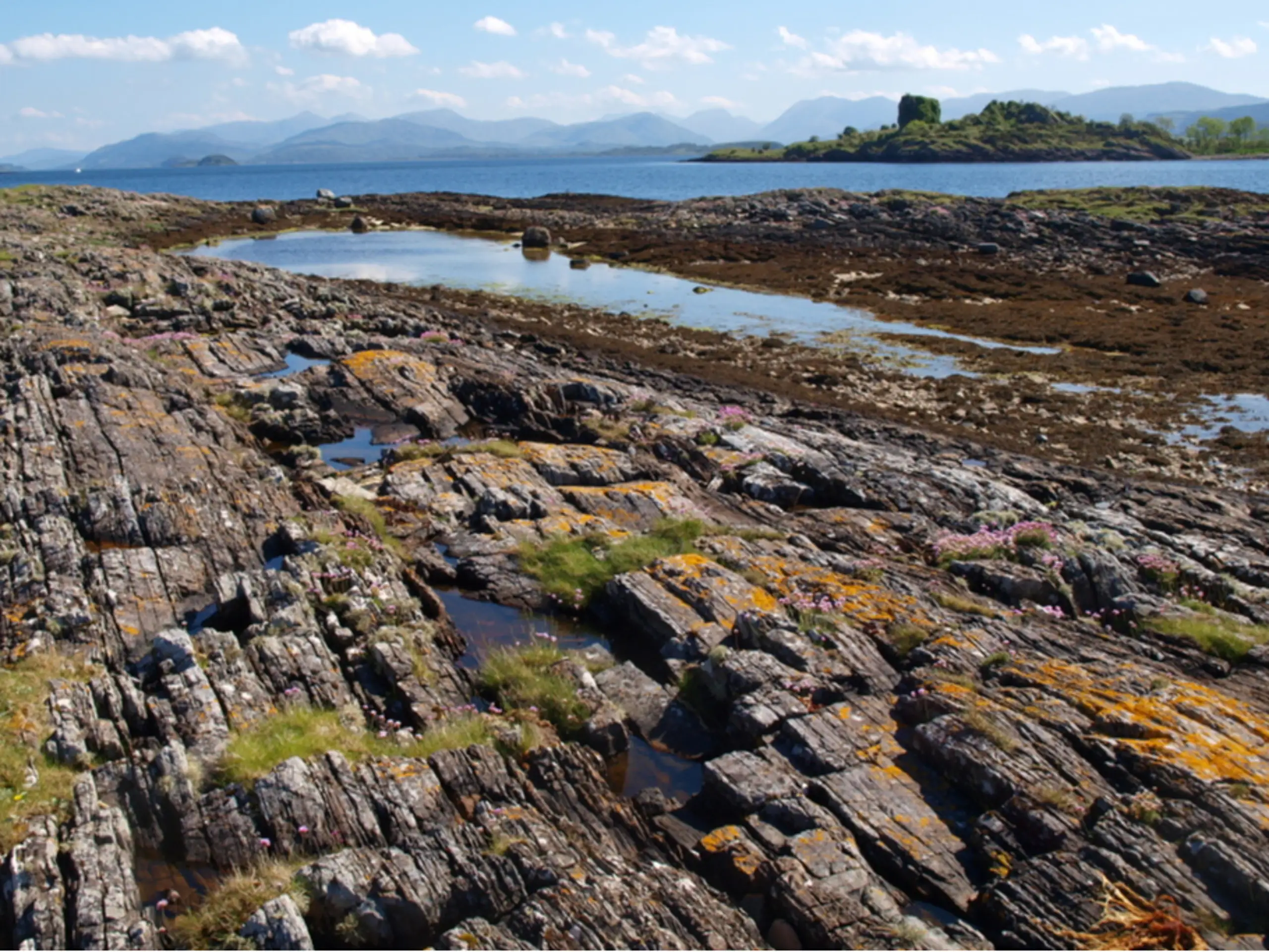 Looking north from Eilean nan Gamhna