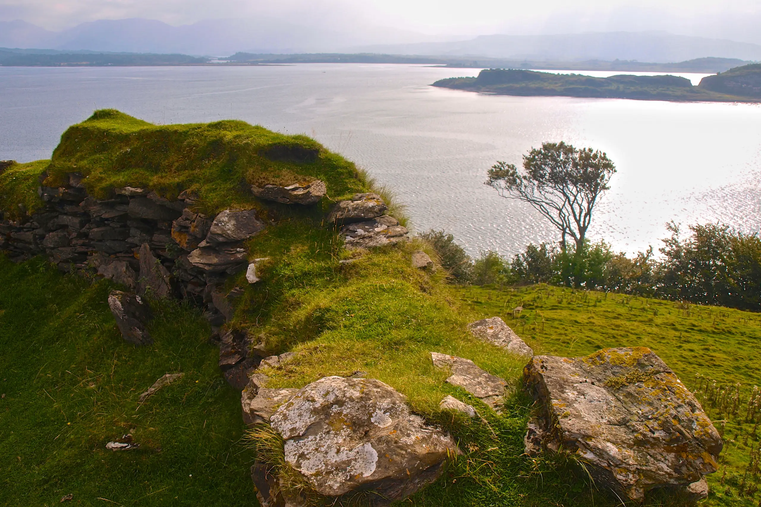 Looking northeast from the remnants of the broch