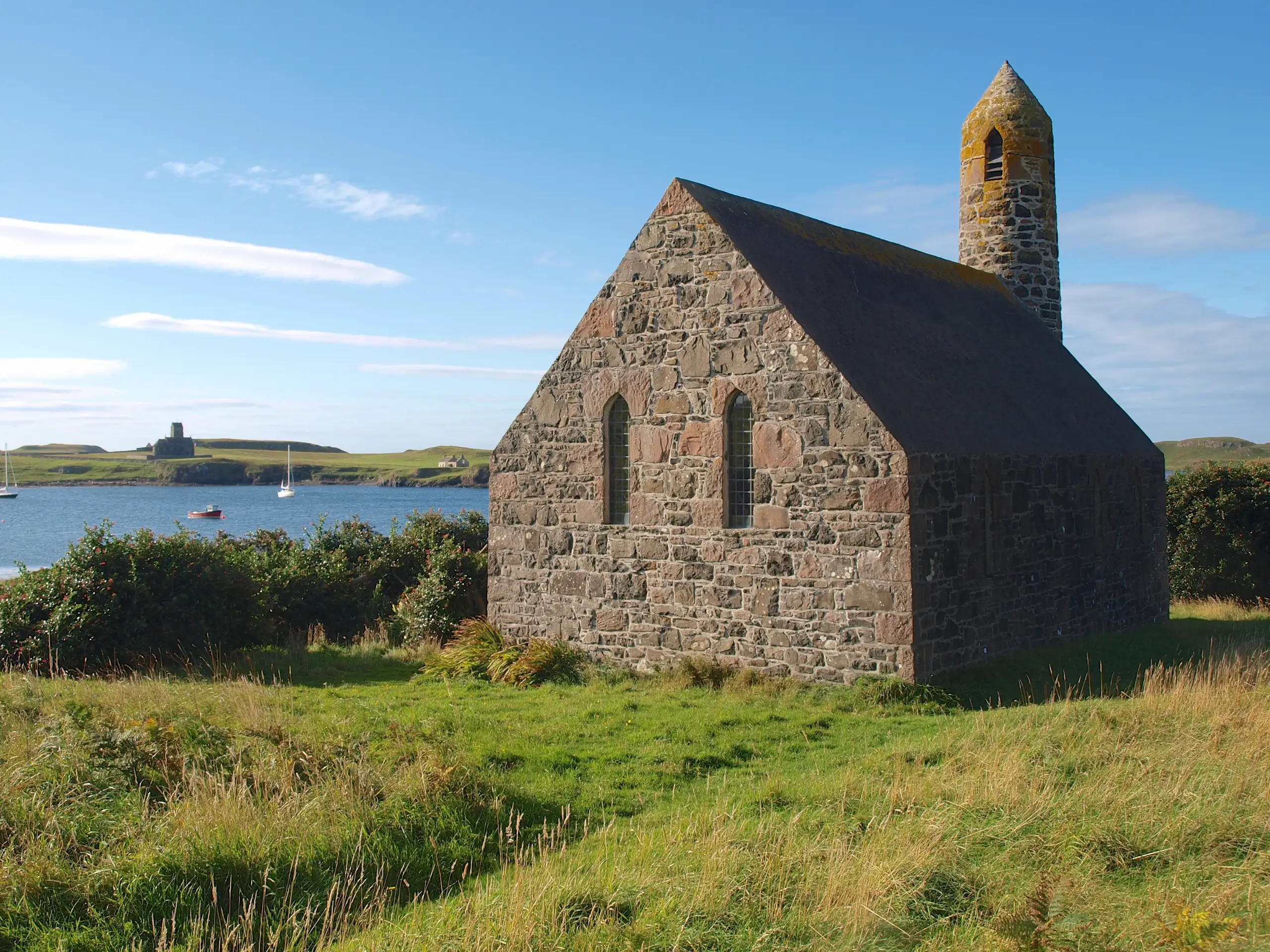 The church with the round tower