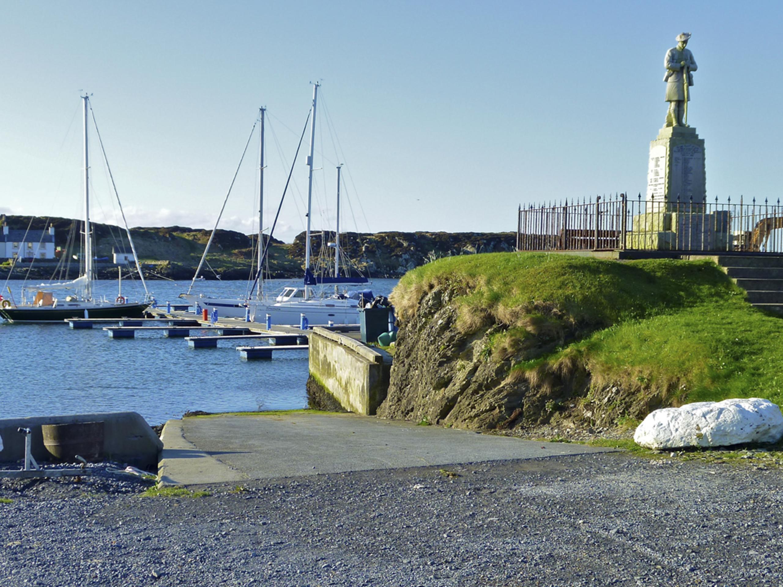 The marina, just opened, 2012