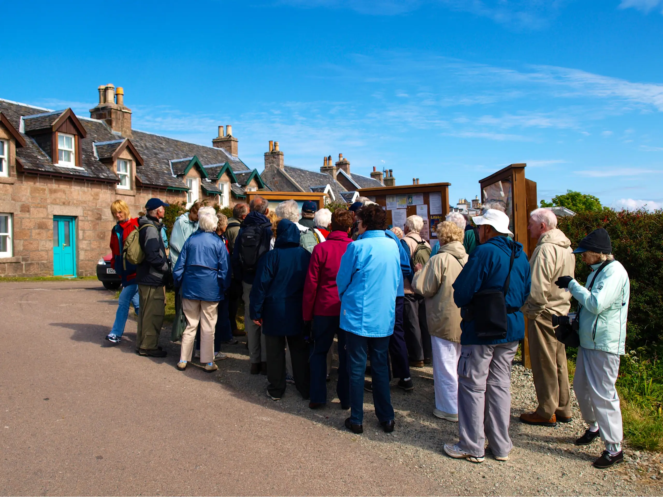 So many eager tourists