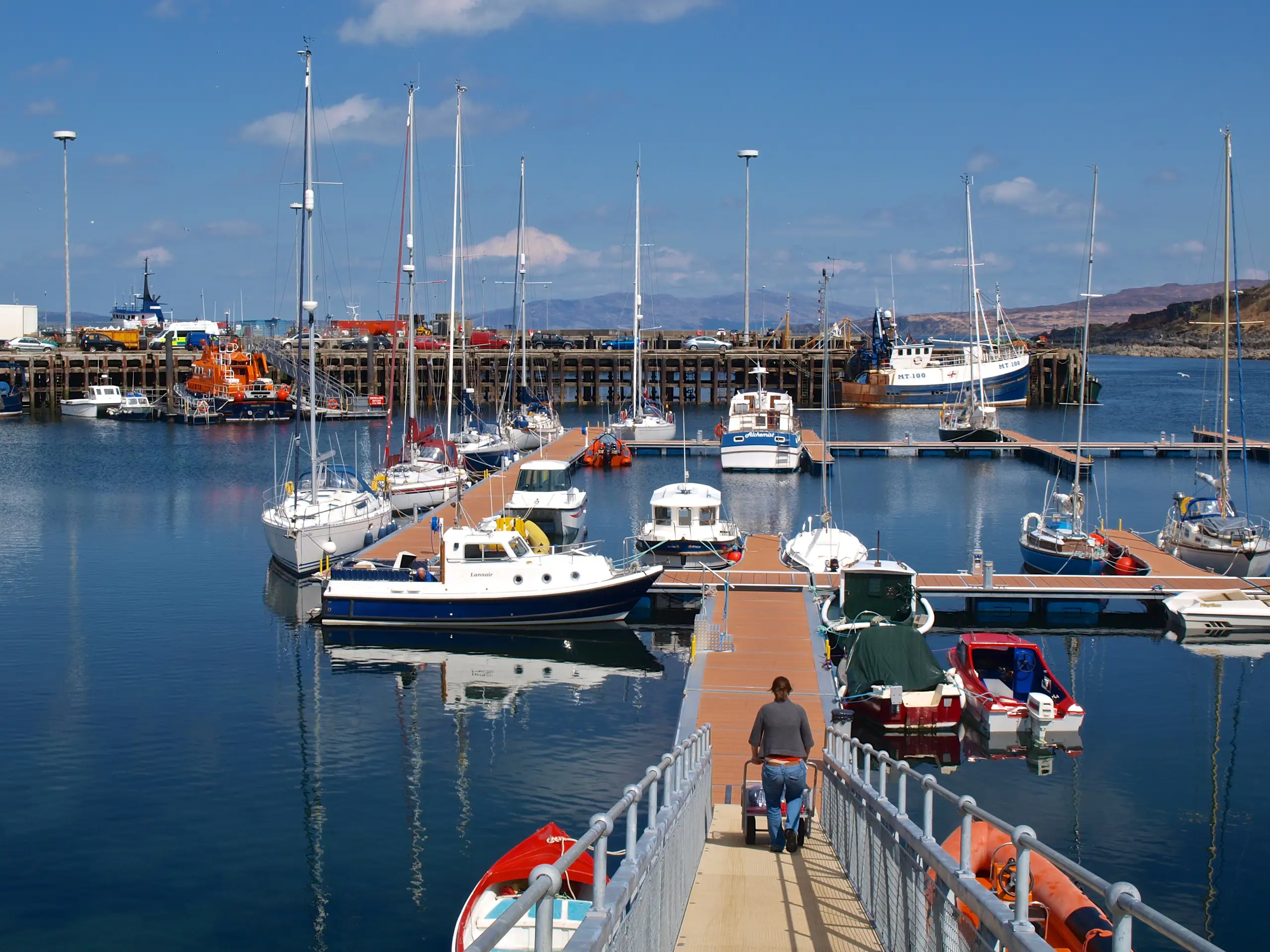 The marina