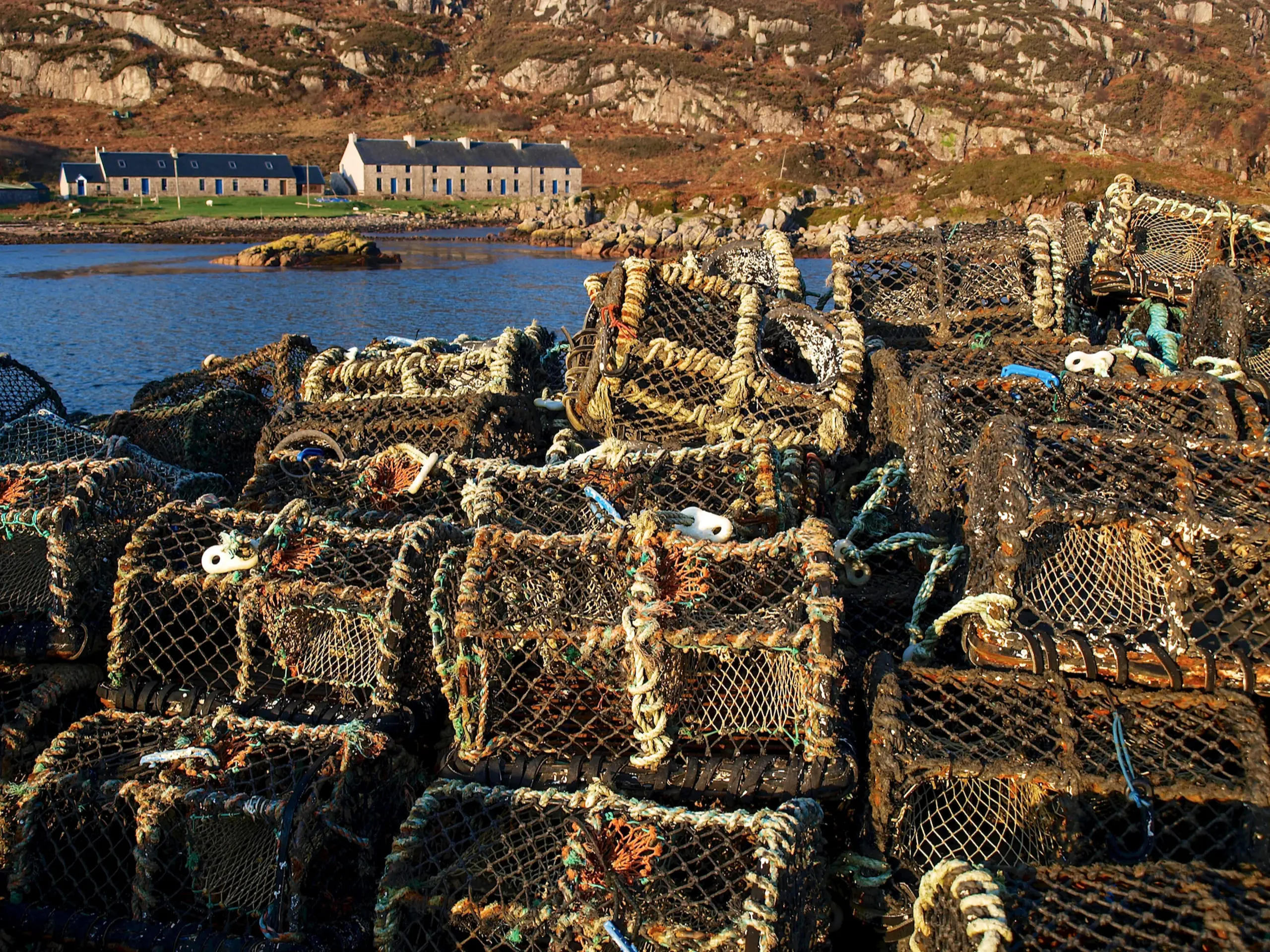 Creels and the Iona Community cottages