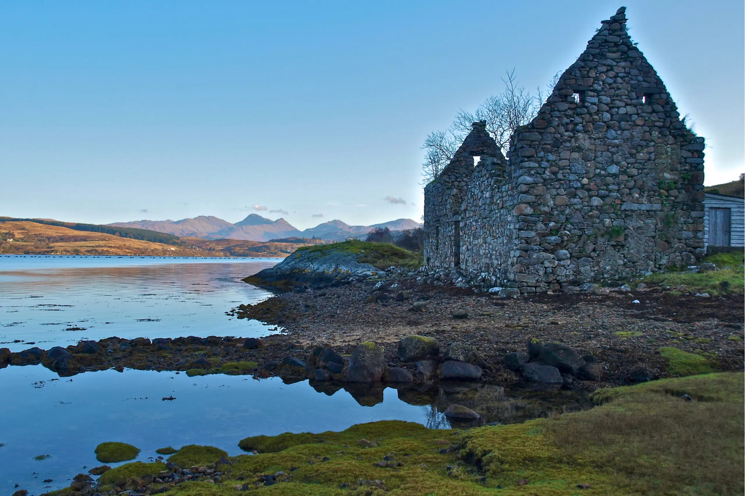 The ruined house