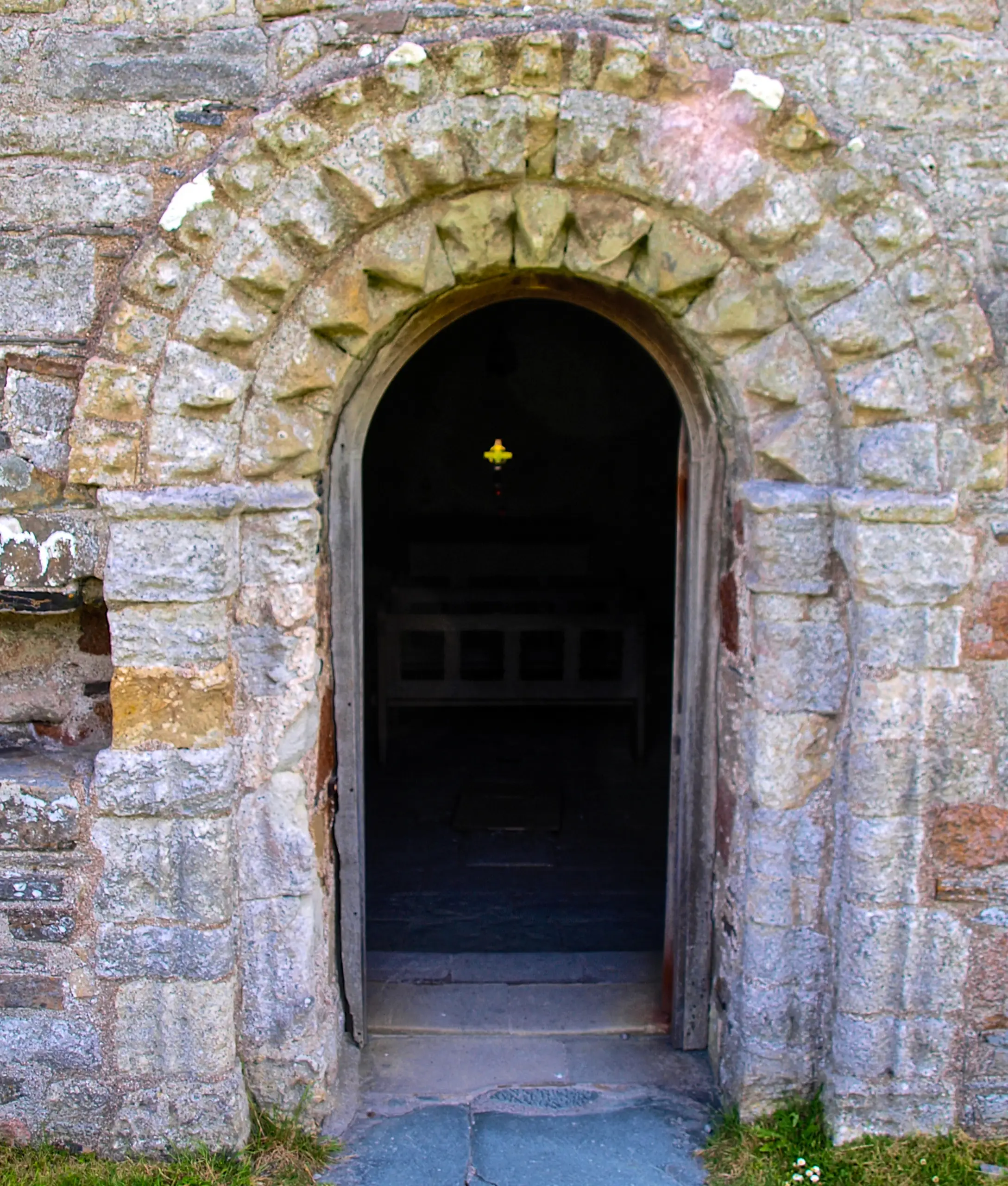 St Oran's chapel, Romanesque (Norman), 12th century